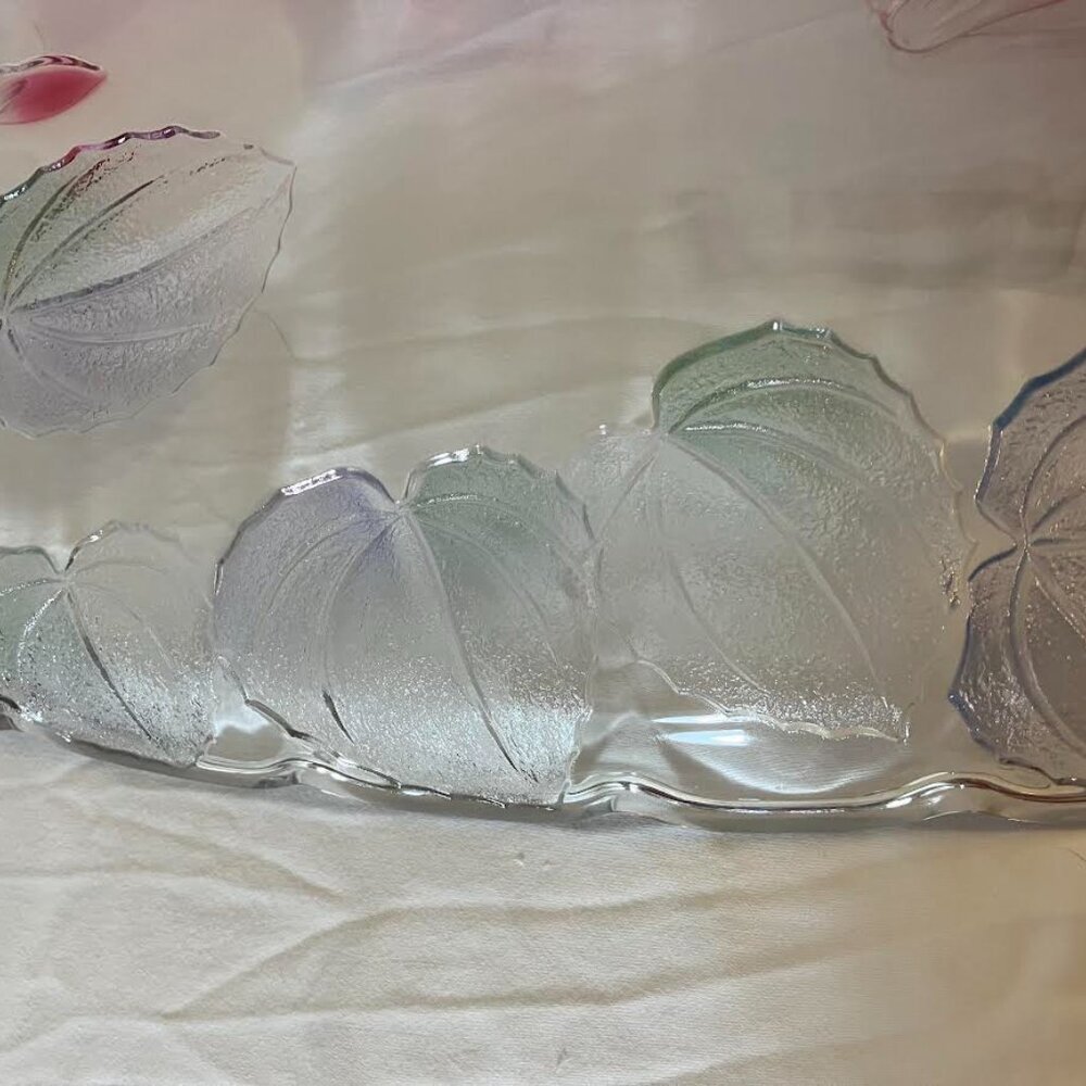 Crystal Clear Studios 1989 Cassandra Oblong Platter Vintage Hand Painted EUC - Picture 6 of 8